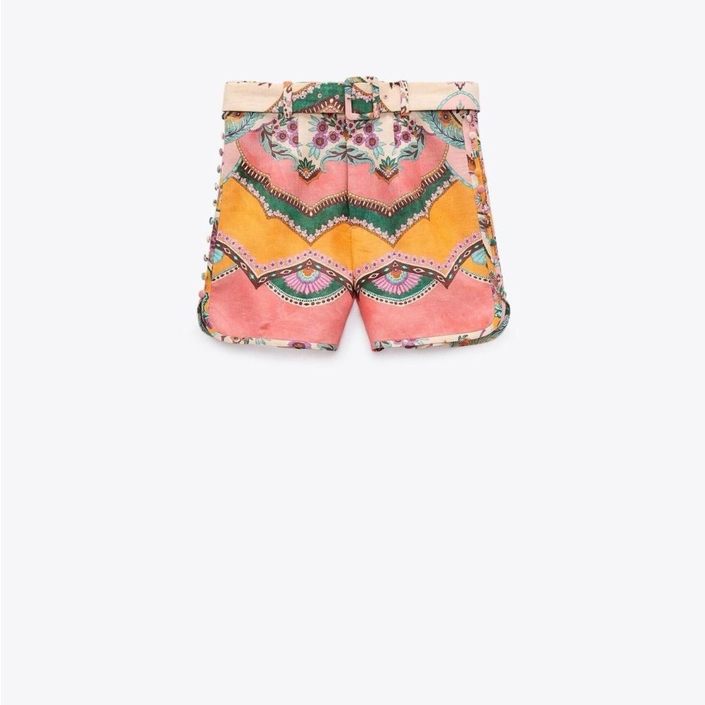 Colorful Patterned Women's Shorts